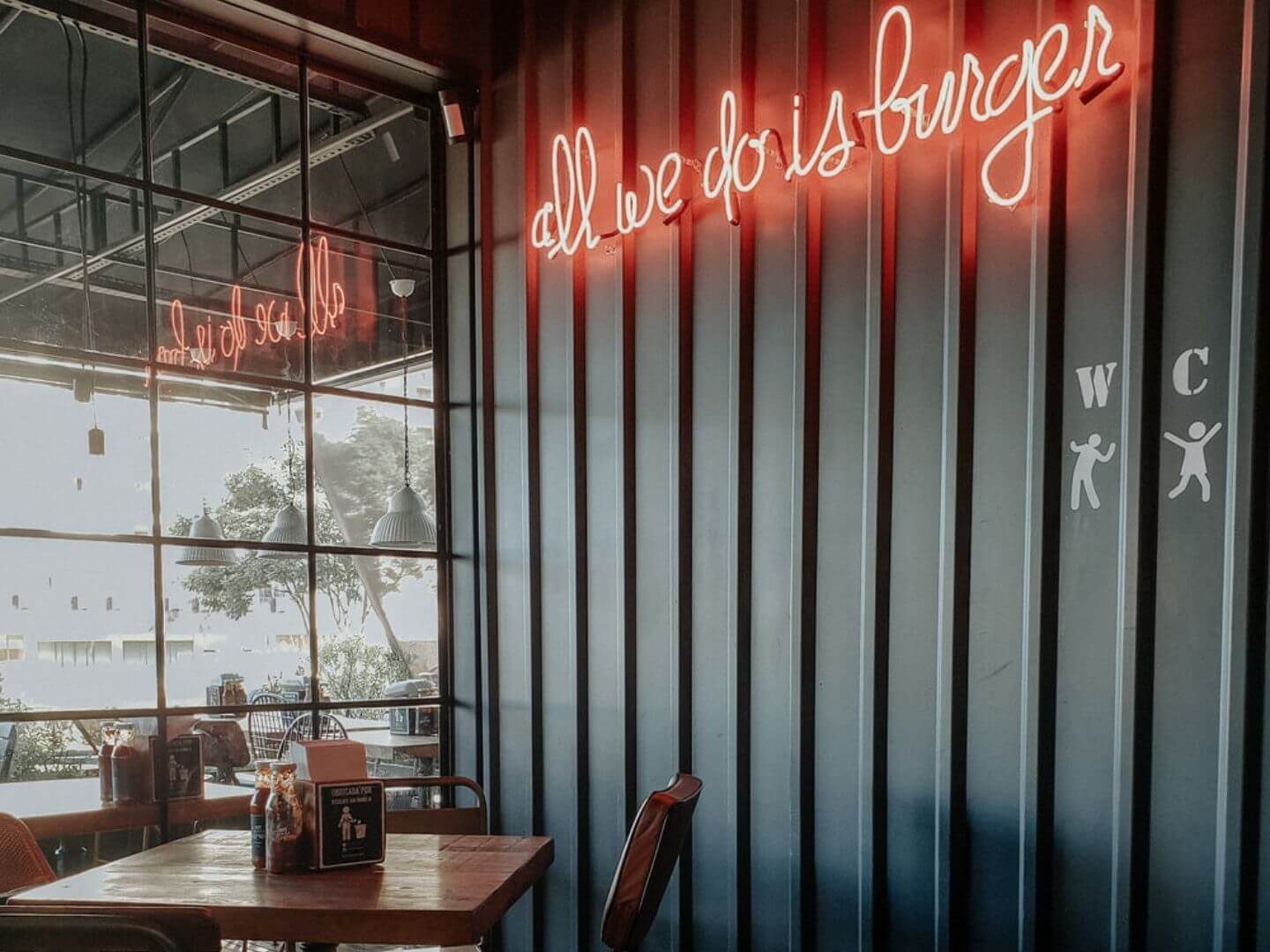 Restaurant Interior Design Typography in Resturant