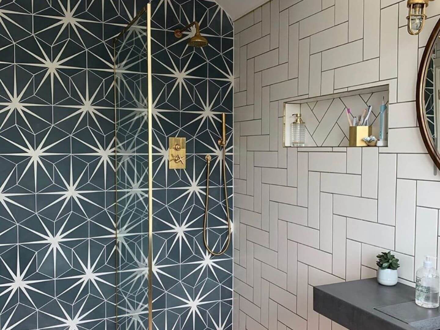 patterns in bathrooms